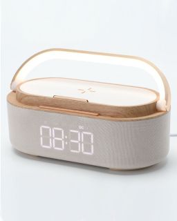 Wireless punjač MOYE Aurora Plus - Radio, Lamp with Clock and Wi-Fi Charger