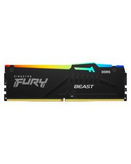 Ram memorija Kingston DIMM DDR5 16GB 5200MT/s KF552C40BBA-16 Fury Beast RGB