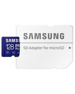 Memorijska kartica Samsung PRO PLUS MicroSDXC 128GB U3 + SDXC Adapter MB-MD128SB