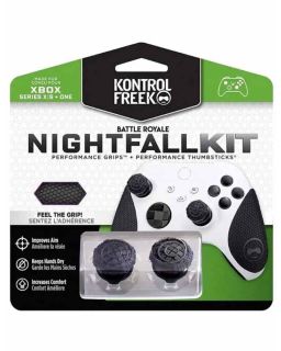 Grip KontrolFreek Nightfall Kit - Battle Royale - Performance Grips & Performance Thumbsticks Xbox Series s XBOX Series X