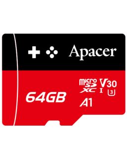 Memorijska kartica Apacer UHS-I MicroSDXC 64GB V30 AP64GMCSX10U7-RAGC