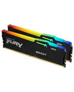 Ram memorija Kingston DDR5 16GB 5600MHz FURY Beast RGB KF556C40BBAK2-16 (2x8GB)