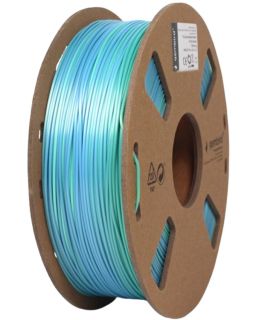Filament Gembird 3DP-PLA-SK-01-BG Svilenkasti Duga 1.75mm 1kg Blue/Green