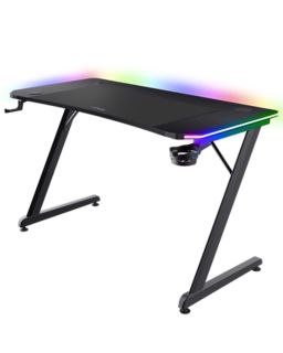 Sto Trust GXT 710 Luminus Pro RGB Gaming Desk Black
