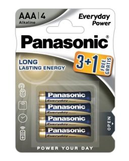 Baterije Panasonic AAA 4kom Alkaline LR03EPS/4BP - Everyday Power