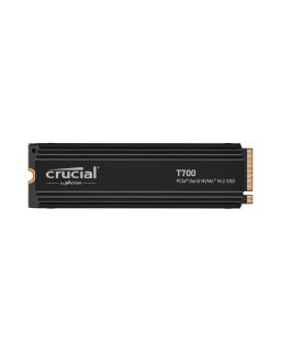 SSD Crucial T700 4TB PCIe Gen5 NVMe M.2 Heatsink Black