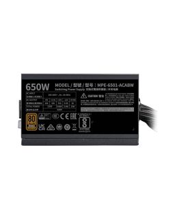 Napajanje Cooler Master 650W MWE Bronze V3 ATX Black
