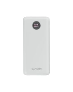 Power Bank Canyon PB-2002 LED 20000mAh PD 20W QC 3.0 White