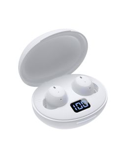 Slušalice White Shark Vortex (GEB TWS 02) / Bluetooth / Bežične / USB-C / White / Bubice