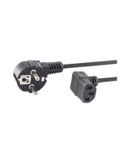 Naponski kabl S-BOX Power Schuko 90°-PC 90° 2m Black