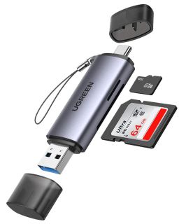 Čitač kartica UGREEN CM185 USB-C/USB-A Card Reader