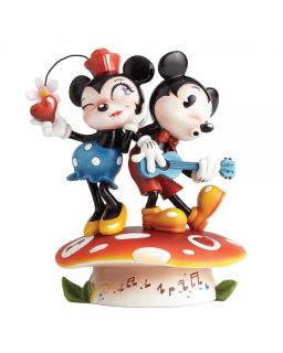 Figura Mickey Mouse and Minnie Mouse Figurine