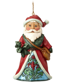Figura Wonderland Santa Holly Hanging Ornament Figure