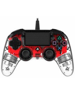 Gamepad Nacon BigBen PS4 Wired Illuminated Compact Red