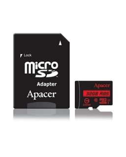 Memorijska kartica Apacer UHS-I U1 MicroSDHC 32GB class 10 + Adapter AP32GMCSH10U5-R