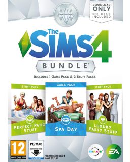 PCG The Sims 4 Bundle Pack 1 Perfect Patio Stuff + Spa Day + Luxury Party Stuff