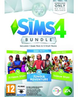 PCG The Sims 4 Bundle Pack 11 Fitness Stuff + Jungle Adventure + Toddler Stuff (Code in a Box)