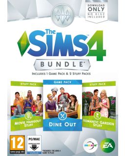 PCG The Sims 4 Bundle Pack 3 Cool Kitchen Stuff + Outdoor Retreat + Spooky Stuff (Code in a box)