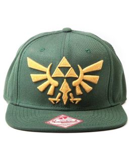 Kačket Zelda - Twilight Princess Snapback With Golden Triforce Logo