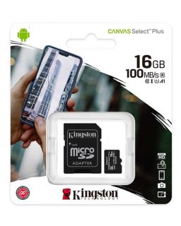 Memorijska kartica Kingston A1 MicroSDHC 16GB 100R class 10 SDCS2/16GB + adapter