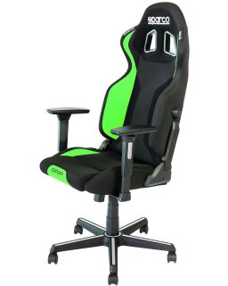 Gejmerska stolica Sparco GRIP Black/Green