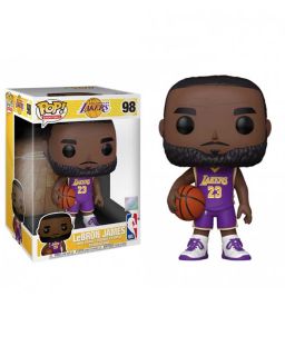 Figura POP! NBA Lakers - Oversized - Lebron James (Purple Jersey) 25cm