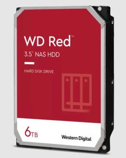 Hard disk Western Digital HDD 6TB Red 256MB SATA3 WD60EFAX