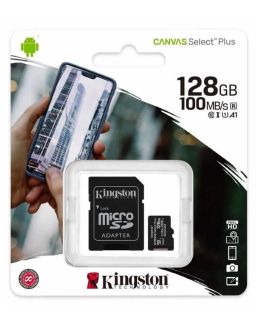 Memorijska kartica Kingston A1 MicroSDXC 128GB 100R class 10 SDCS2/128GB + adapter