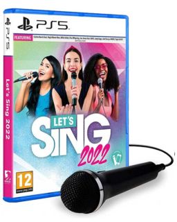 PS5 Lets Sing 2022 sa mikrofonom
