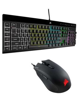 Tastatura + miš Corsair K55 PRO RGB i Harpoon PRO RGB