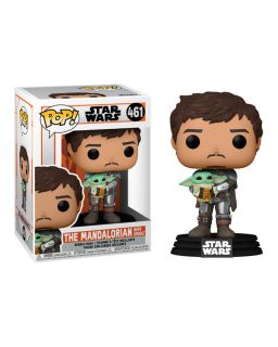 Figura POP! Star Wars Mandalorian - Mando Holding The Child