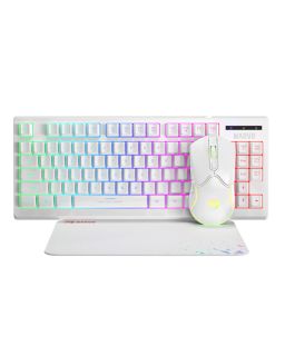 Tastatura + miš + podloga Marvo CM310 White