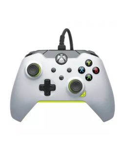 Gamepad PDP Wired Controller White Electric (Yellow) XB1 XBSX PC
