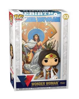 Figura POP! Comic Cover DC - Wonder Woman (Rebirth) on throne
