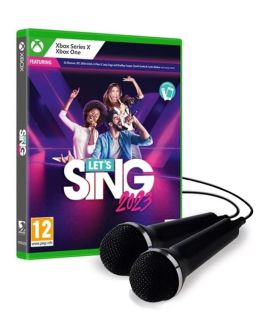 XBSX Lets Sing 2023 sa dva mikrofona