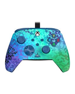 Gamepad PDP Wired Controller Rematch Glitch Green XB1 XBSX PC