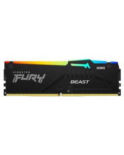 Ram memorija Kingston DIMM DDR5 32GB 5600MT/s KF556C40BBA-32 Fury Beast RGB Black