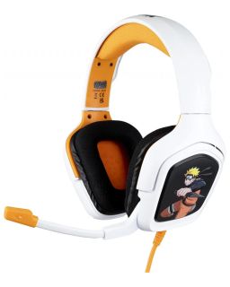 Slušalice Konix - Naruto Shippuden - Naruto White Gaming Headset