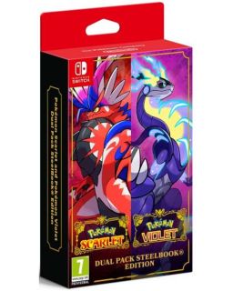 SWITCH Pokemon Scarlet and Pokemon Violet Dual Pack Steelbook Edition