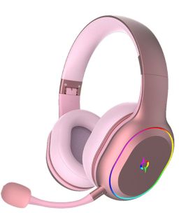 Bežične bluetooth slušalice AQIRYS Lyra Pink