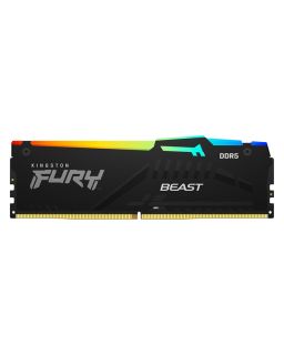 Memorija Kingston DIMM DDR5 32GB 5200MT/s KF552C40BBA-32 Fury Beast RGB Black