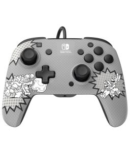 Gamepad PDP Nintendo Switch Wired Controller Rematch - Comic Mario