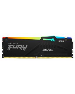 Memorija Kingston DIMM DDR5 16GB 5600MT/s KF556C40BBA-16 Fury Beast Black RGB
