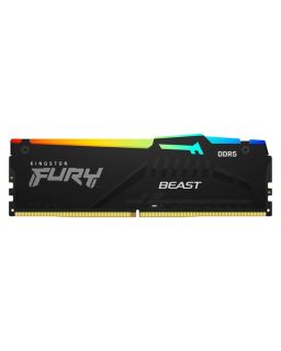 Memorija Kingston DIMM DDR5 16GB 5200MT/s KF552C40BBA-16 Fury Beast RGB
