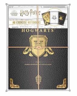 Sveska Harry Potter A6 Notebooks 3Pk - Hogwarts Shield