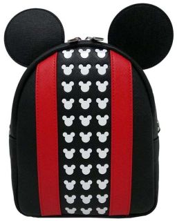 Ranac Disney Mickey Applique and Debossed Detailed Backpack