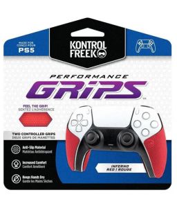 Grip KontrolFreek Controller Performance Grips - Red PS5