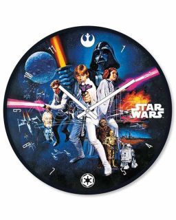 Sat Star Wars (New Hope) Clock