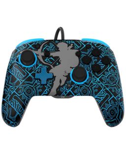 Gamepad PDP Nintendo Switch Wired Controller Rematch - Link Glow In The Dark
