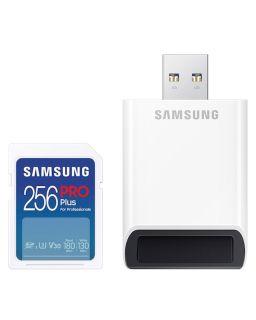 Memorijska kartica Samsung PRO PLUS Full Size SDXC 256GB U3 + Card Reader